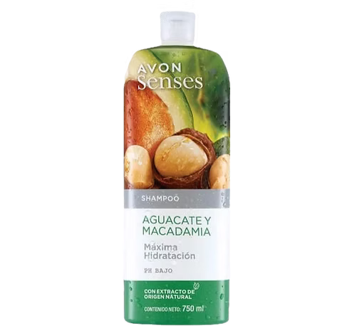 Shampoo Maxima Hidratación Aguacate y Macadamia