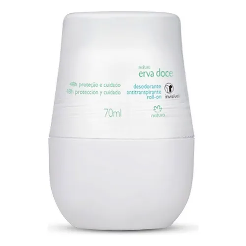 Desodorante Antitranspirante Rollon Natura Erva Doce 70ml