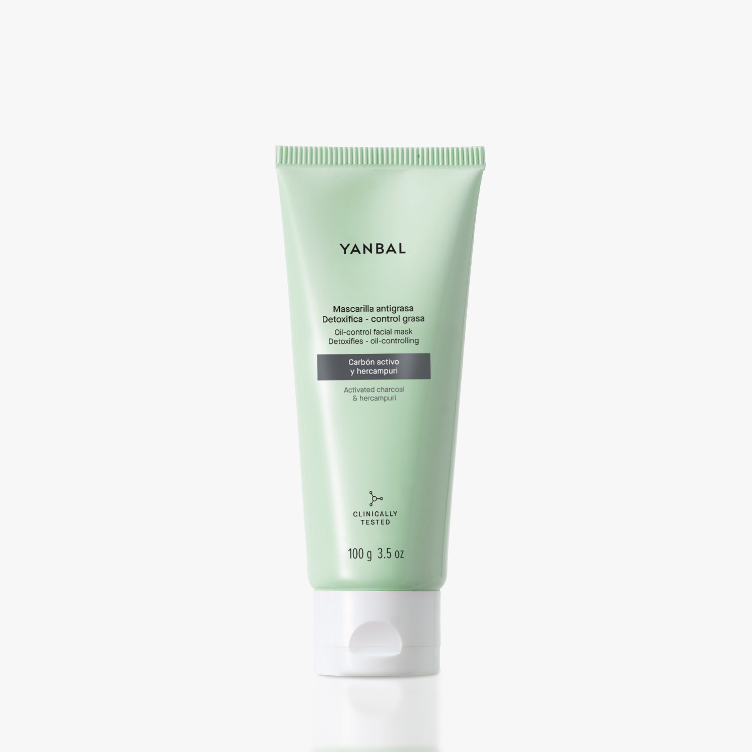 Mascarilla antigrasa de carbon activado