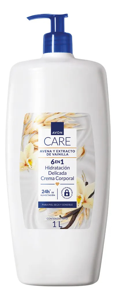 Crema corporal avena y extracto de vainilla