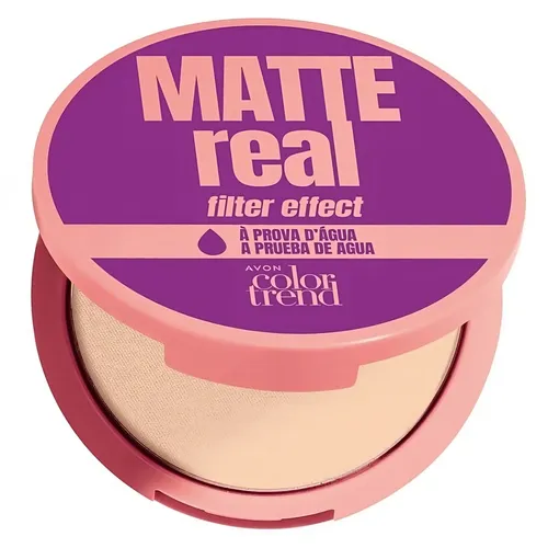 Polvo compacto facial a prueba de agua 